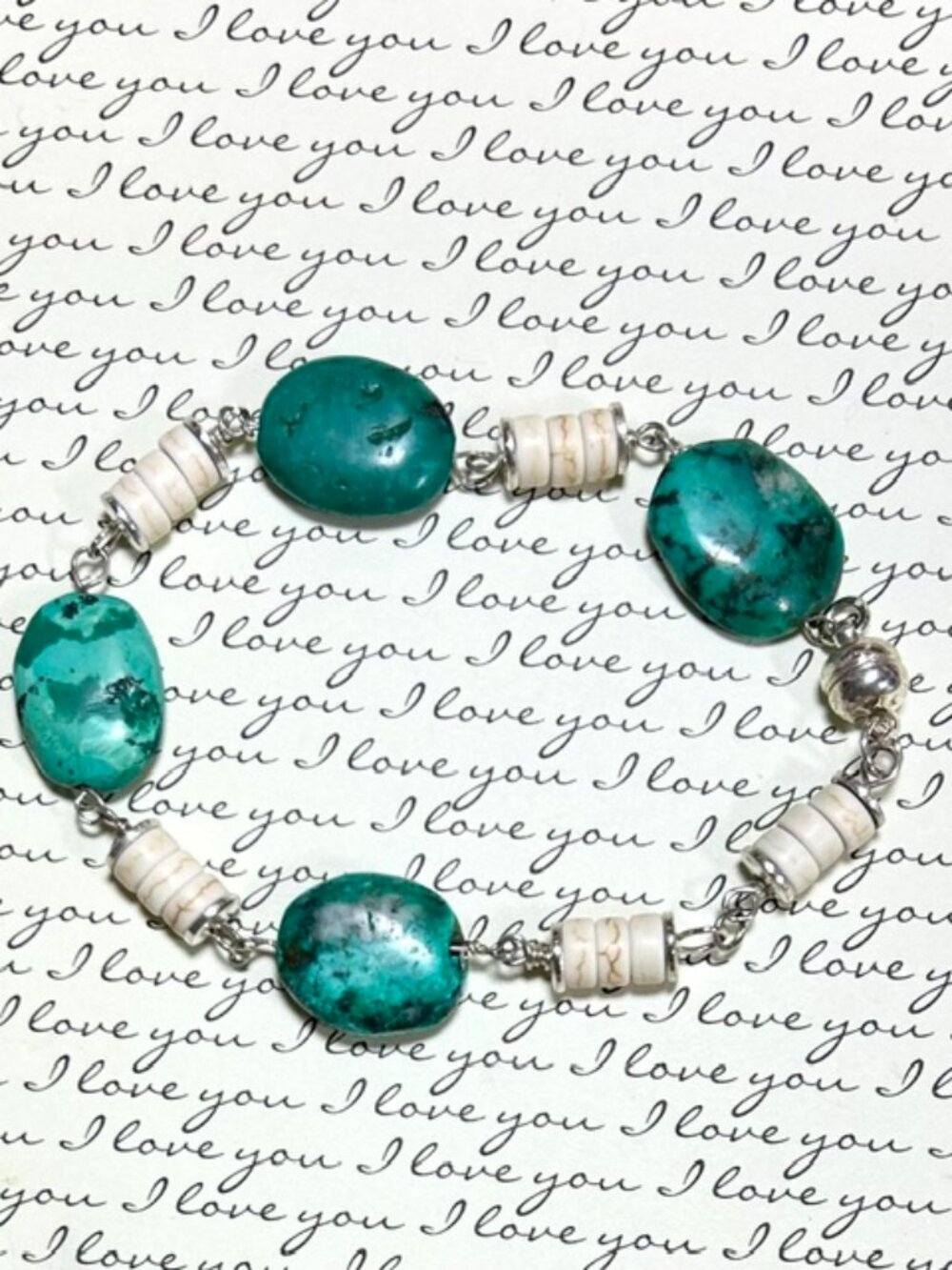 Turquoise and Silver Bracelet